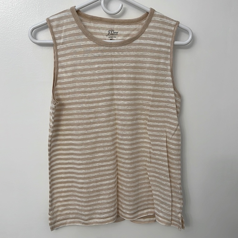J Crew Linen Blouse